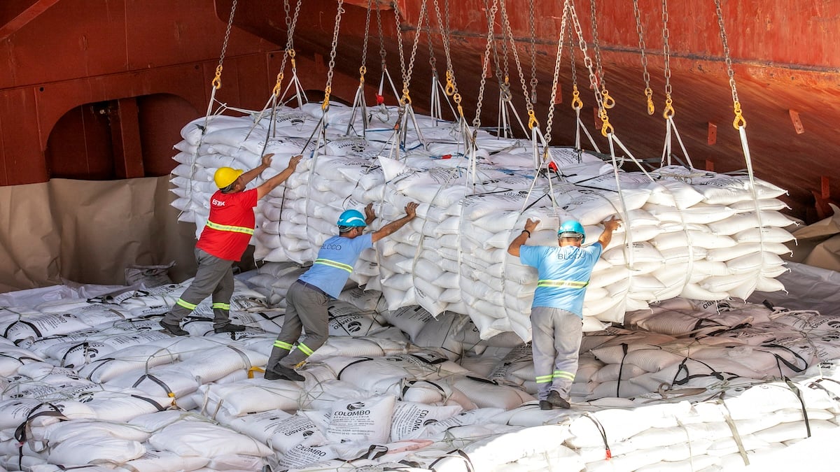 exportação de açúcar no Porto de Paranaguá