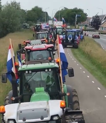 Protesto fazendeiros Bruxelas