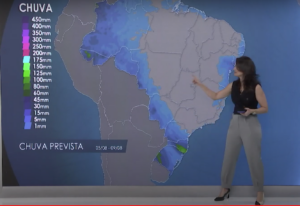 previsão de chuva no Brasil