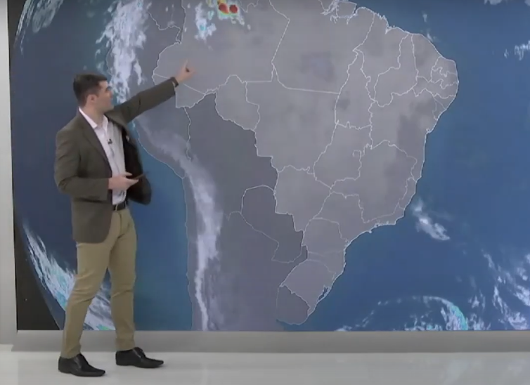 mapa de chuva no Brasil