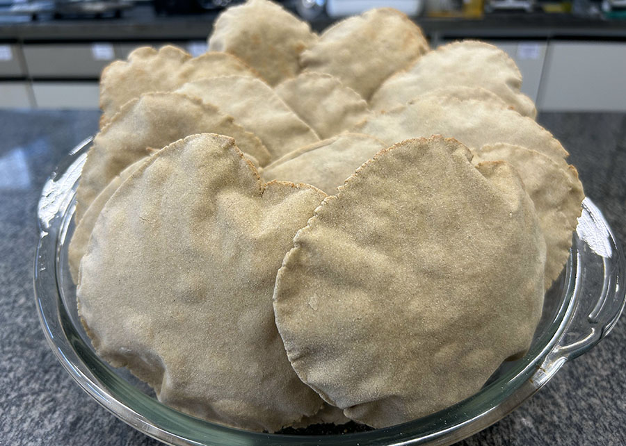 Alimento sem glúten; Pão sírio