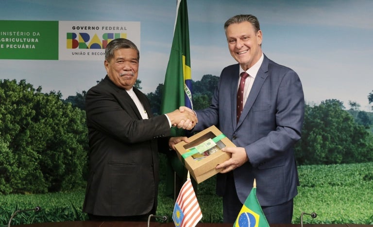 Brasil e Malásia buscam ampliar cooperação técnica e comercial no agronegócio