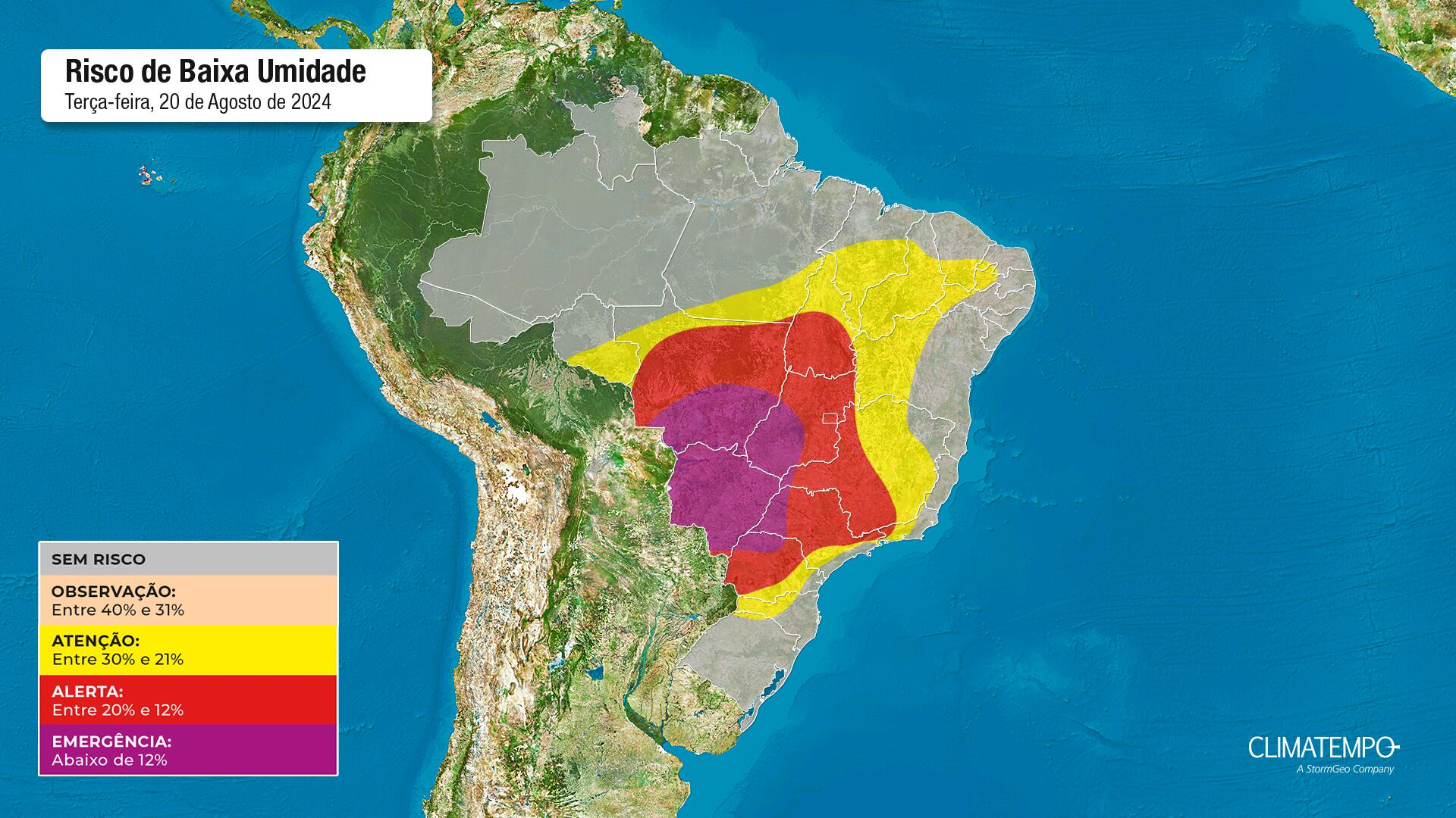 umidade do ar no Brasil