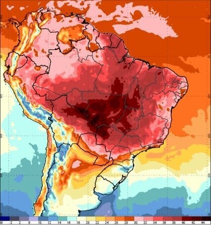 mapa temperatura