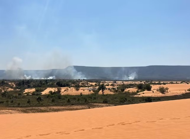 dunas, Jalapão, Tocantins, queimadas, estado de emergência