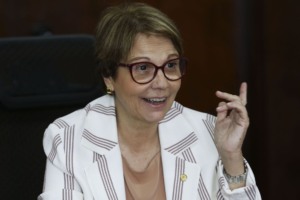 ministra da Agricultura, Tereza Cristina