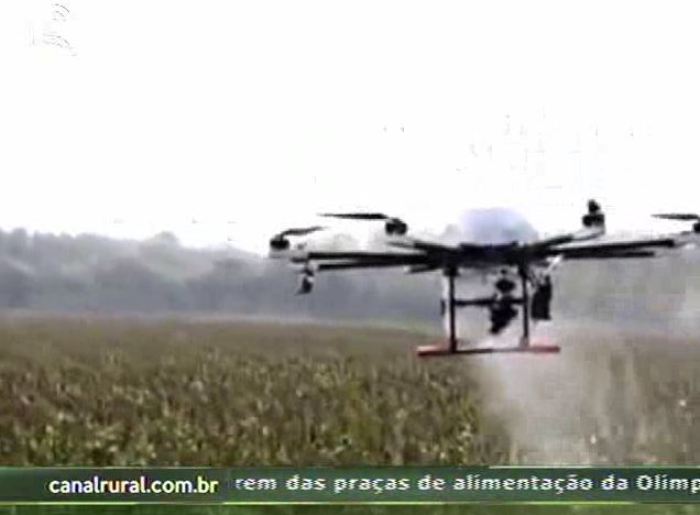 Drone que aplica defensivos agrícolas é lançado no Brasil