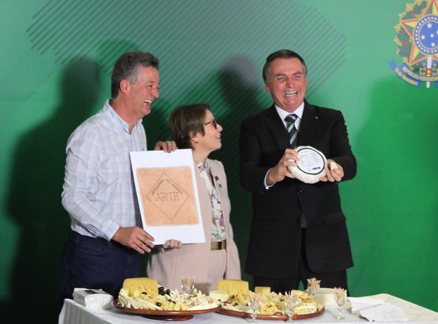 queijo artesanal, Bolsonaro, Selo Arte