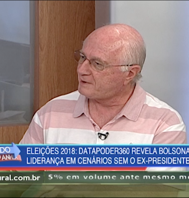 Pesquisa aponta Bolsonaro em 1º lugar isolado sem Lula como candidato
