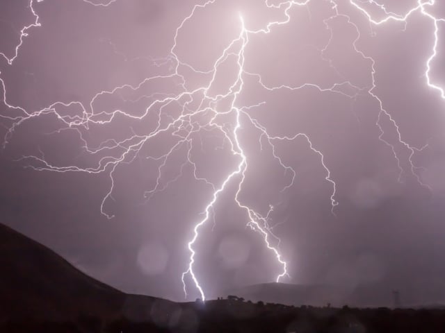 temporais, previsão, tempo - raios