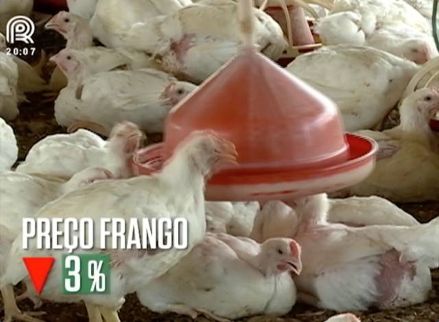 Preço da carne de frango no mercado interno está em queda