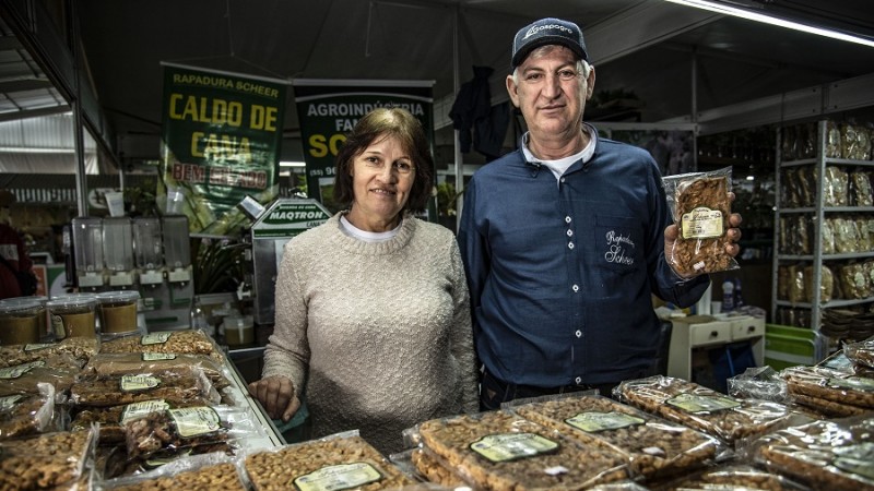 Clovis José Scheer, proprietário da agroindústria Rapaduras Scheer, de Augusto Pestana - agricultura familiar