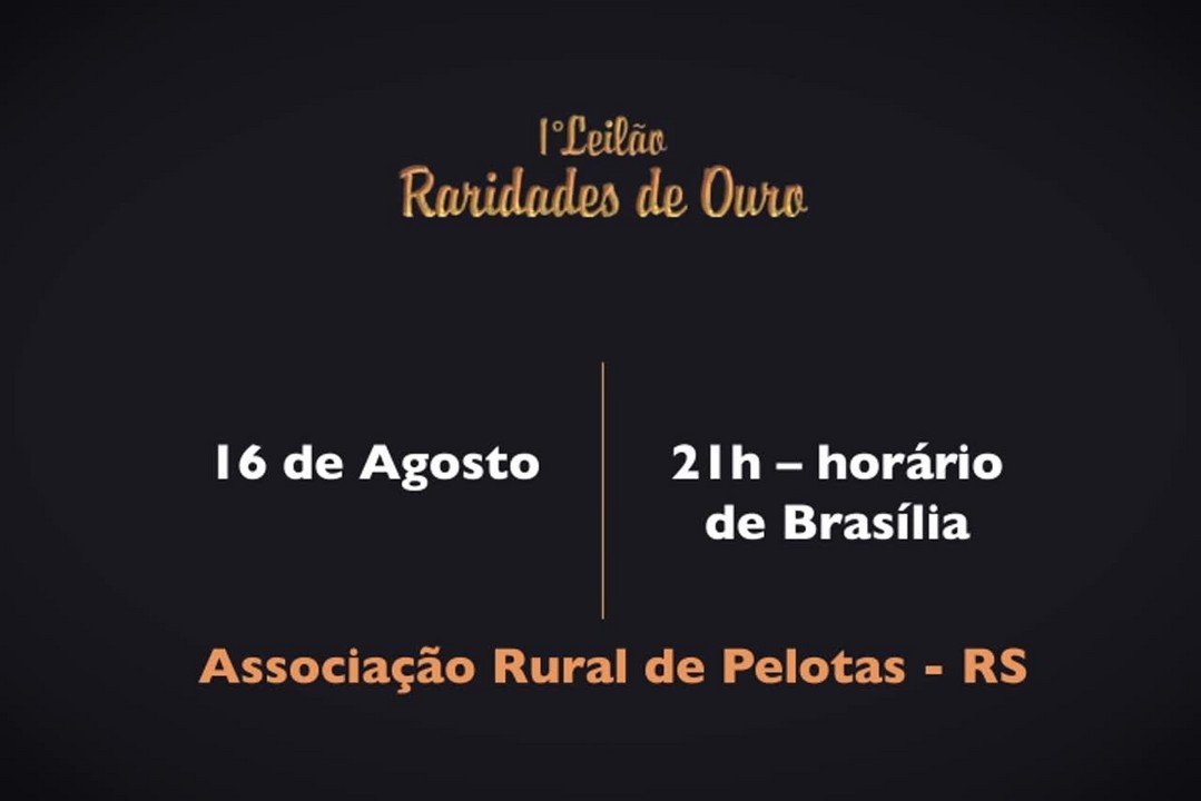 Leilão Raridades de Ouro