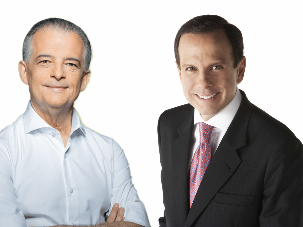 Marcio França e João Doria