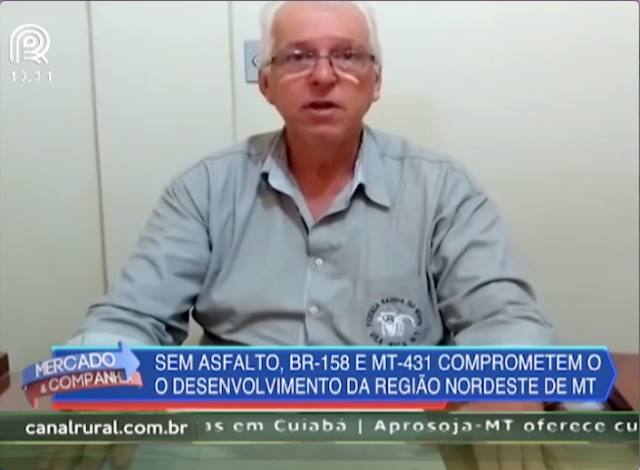 MT: ausência de asfalto compromete setor produtivo