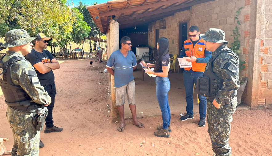 Projeto de conscientização e prevenção a queimadas do governo do Tocantins, 'Foco no Fogo', alcançou até o momento 16.405 pessoas no estado