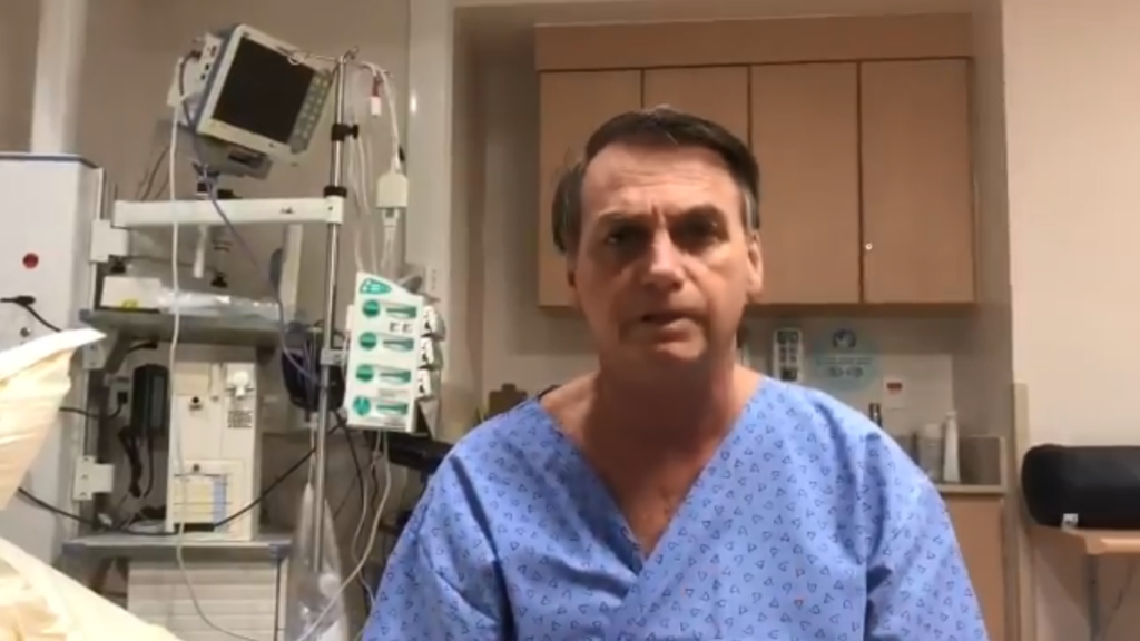 Presidente Jair Bolsonaro internado no hospital israelita Albert Einstein, em São Paulo