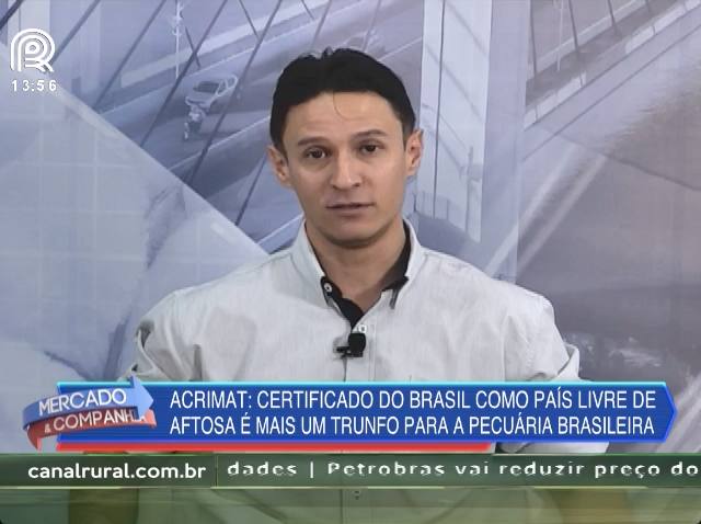 OIE certifica o Brasil como país livre de febre aftosa