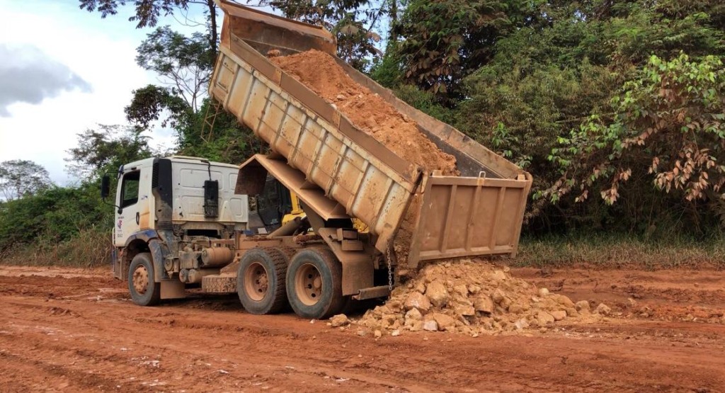 Atoleiros, BR-163, bloqueio