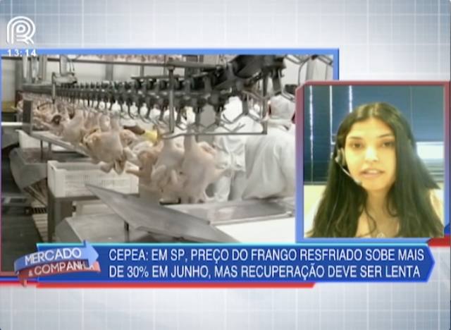 SP: preço do frango resfriado subiu 30% em junho