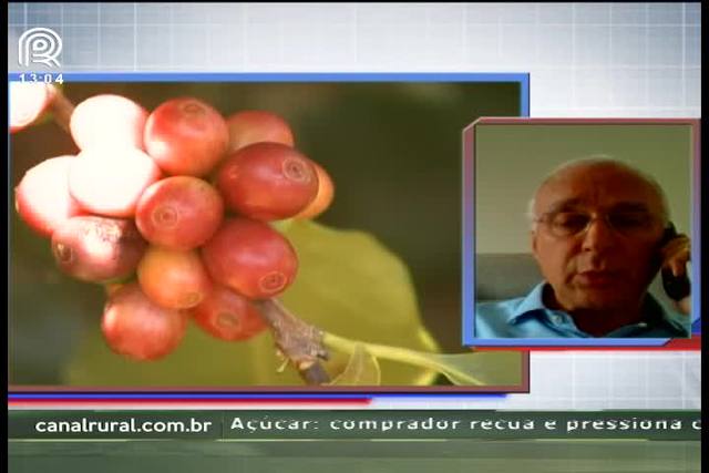 Exportação de café será 10% menor, afirma Abic