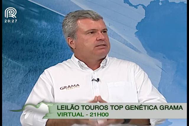 Canal Rural exibe leilão Touros Top Genética Gama