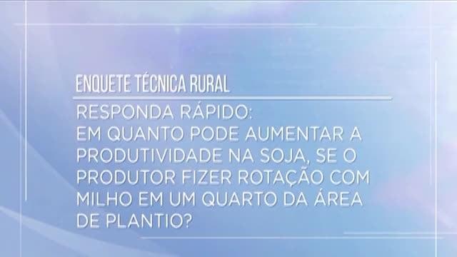 Rotação de soja e milho aumenta em quanto a produtividade?