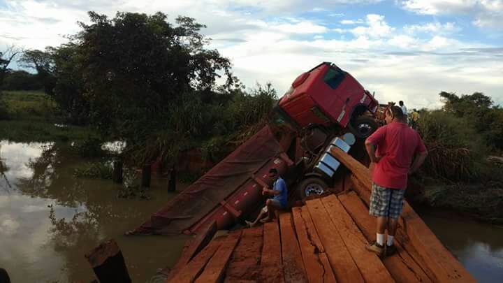 caminhão caindo devido a problemas em rodovia, rodovias