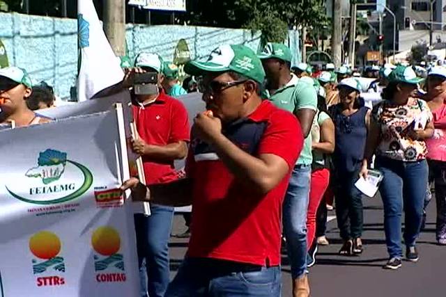 MG: manifestantes criticam reforma na Previdência