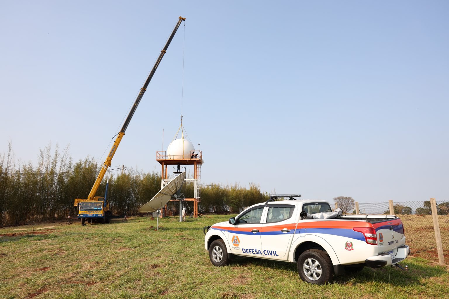 radar meteorológico Unicamp Defesa Civil SP