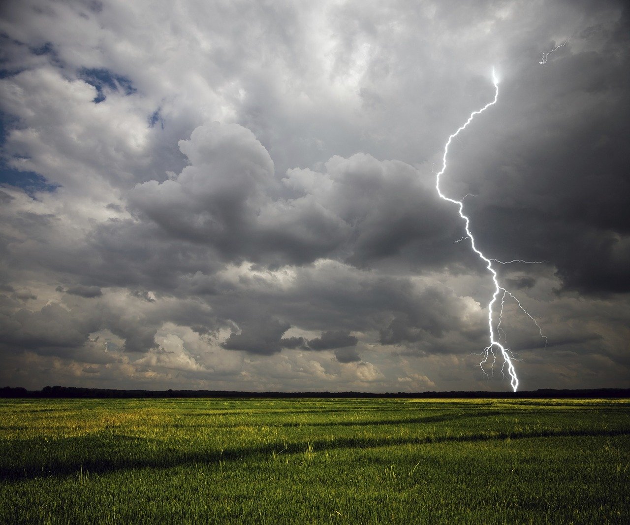 raio, previsão do tempo, temporal