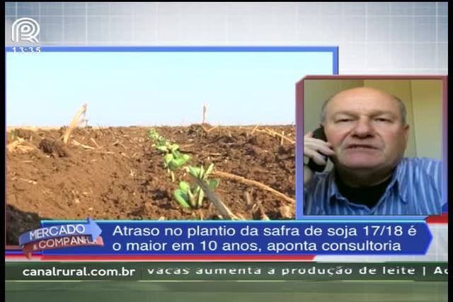 Soja: plantio 2017/2018 é o mais lento em 10 anos