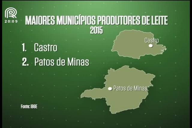 Produção de leite diminui na comparação com 2014