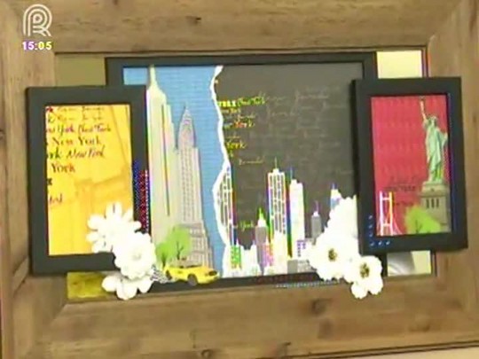 Arte Brasil: Quadro Nova Iorque em scrapdecor