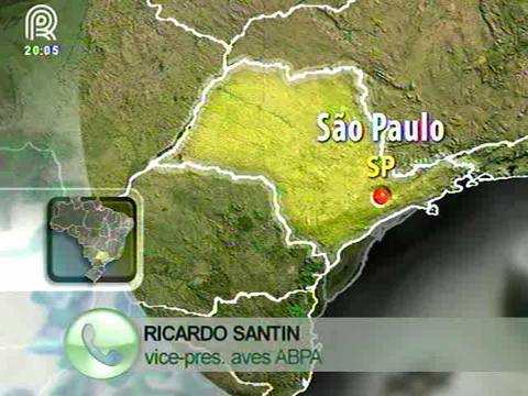 Produção de frango cresce 3,58% no Brasil em 2015