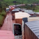 atoleiros na BR-163 em Mato Grosso