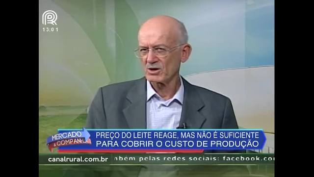 Leite: preço está quase 11% menor do que em 2017