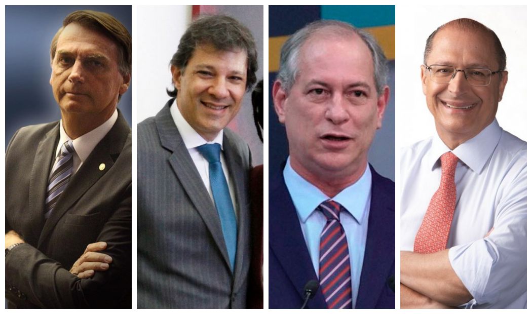 Ibope: Bolsonaro tem 31%; Haddad, 21%; Ciro, 11%; e Alckmin, 8%