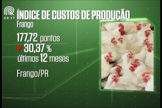 Suíno e frango: custos de produção caíram 30% em um ano