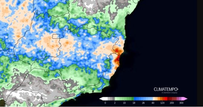 alerta de temporal em Vitória