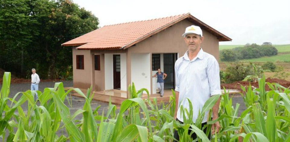 Habitação rural, casas, construção, campo, agricultura familiar