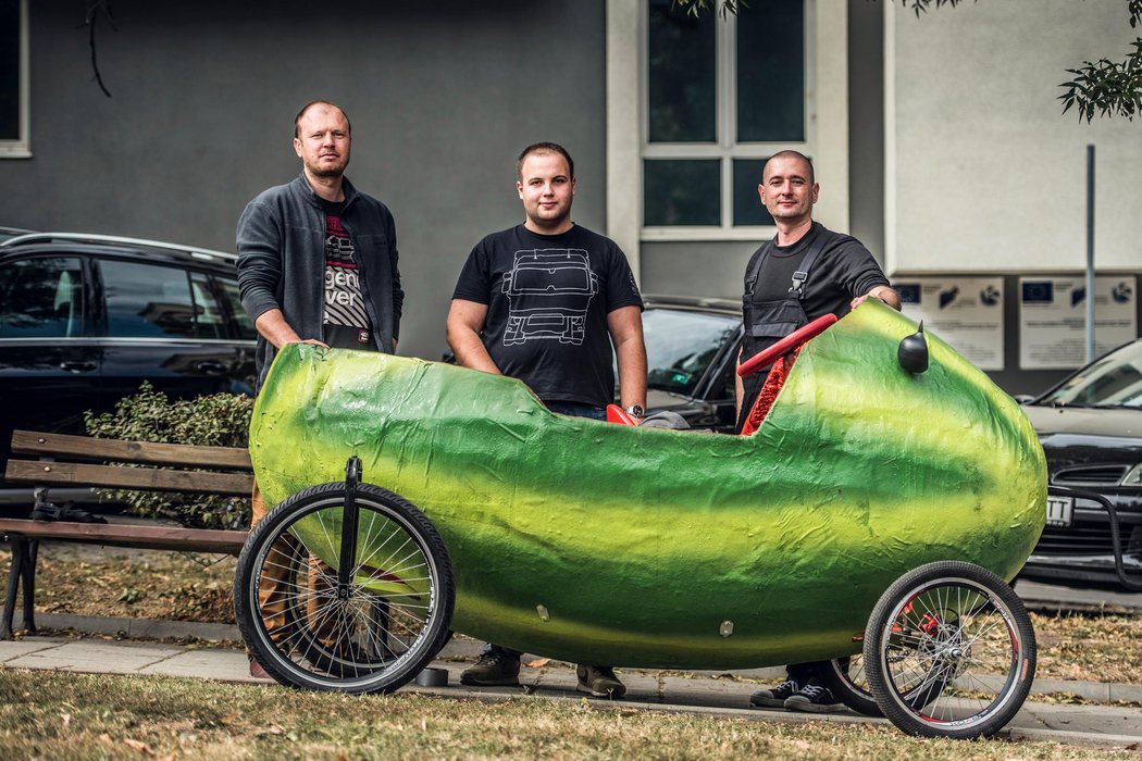 carro de melância participou da corrida