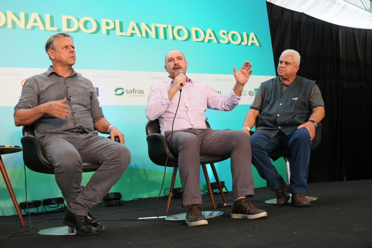 Gil Barabach durante participação na Abertura Nacional do Plantio da Soja