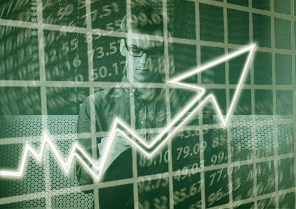 Gráfico de linha indicando alta. inflação. daoud