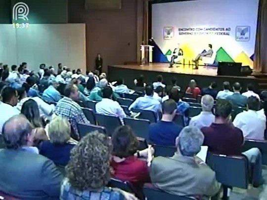 Candidatos ao governo do Distrito Federal apresentam propostas para o agronegócio