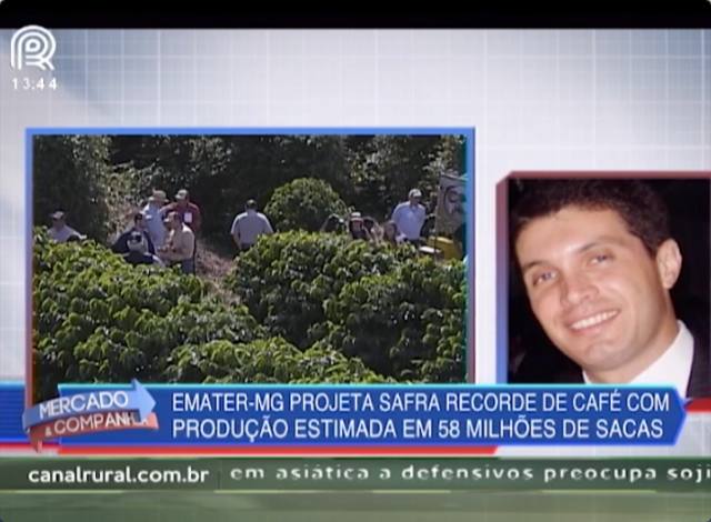 Emater projeta safra recorde para o café