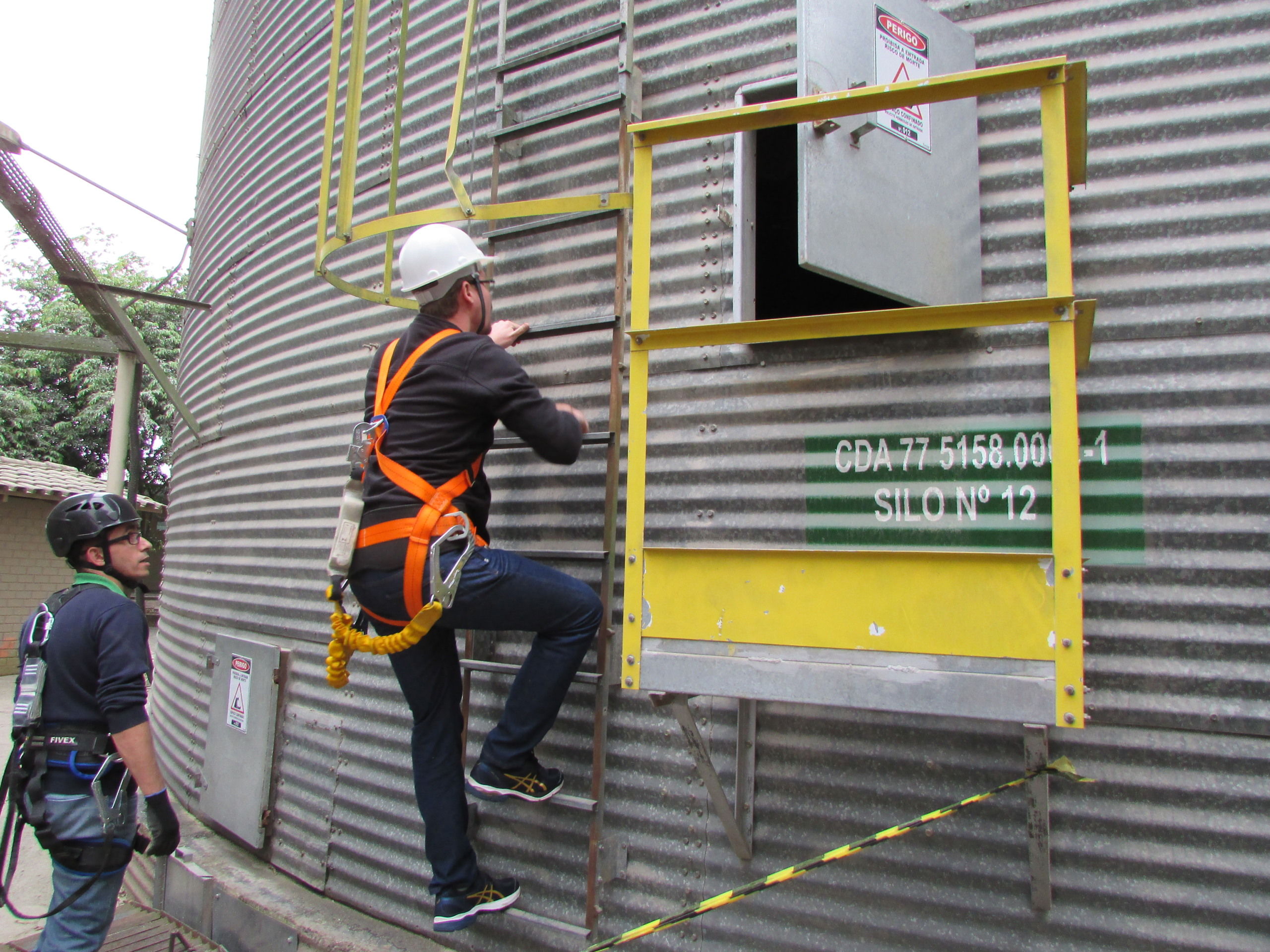 segurança no trabalho, silo