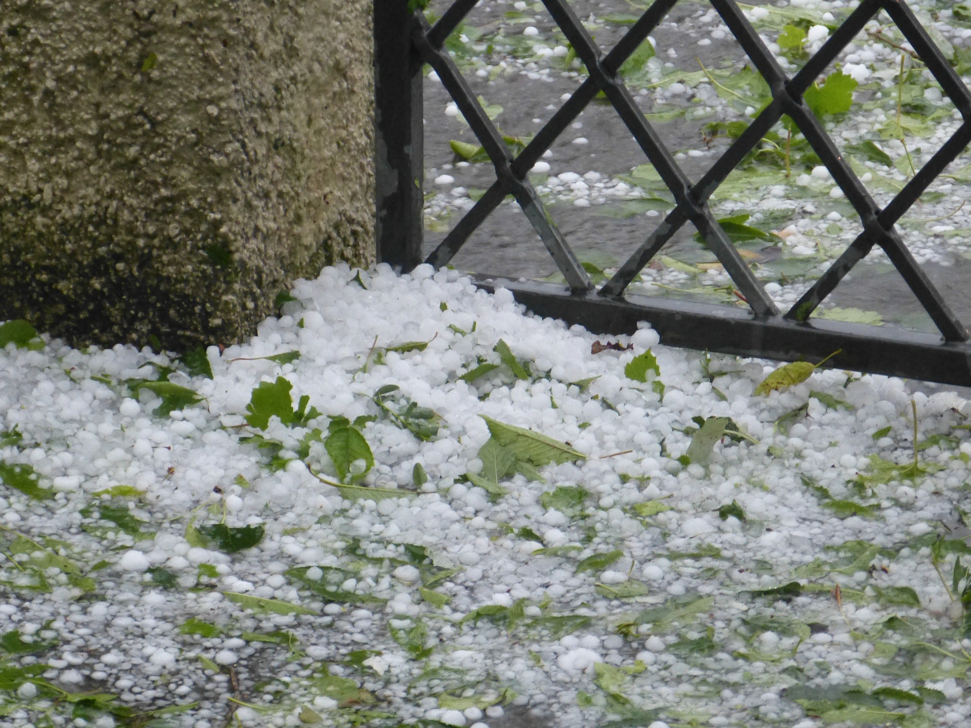 Granizo acumulado