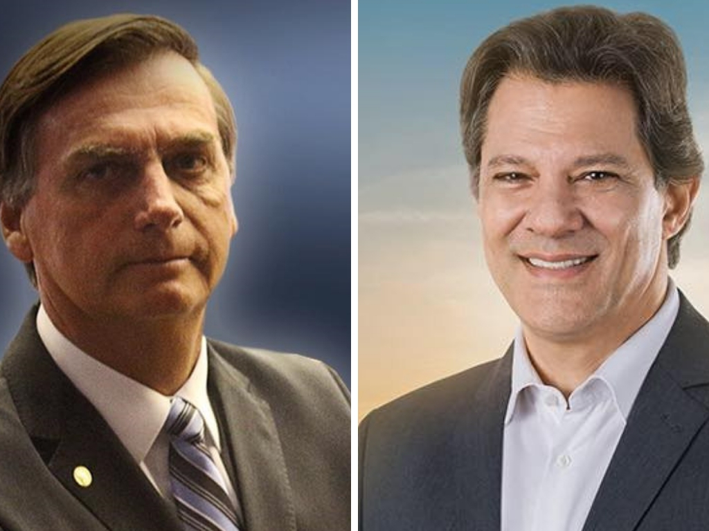 Confirmado segundo turno entre Bolsonaro e Haddad