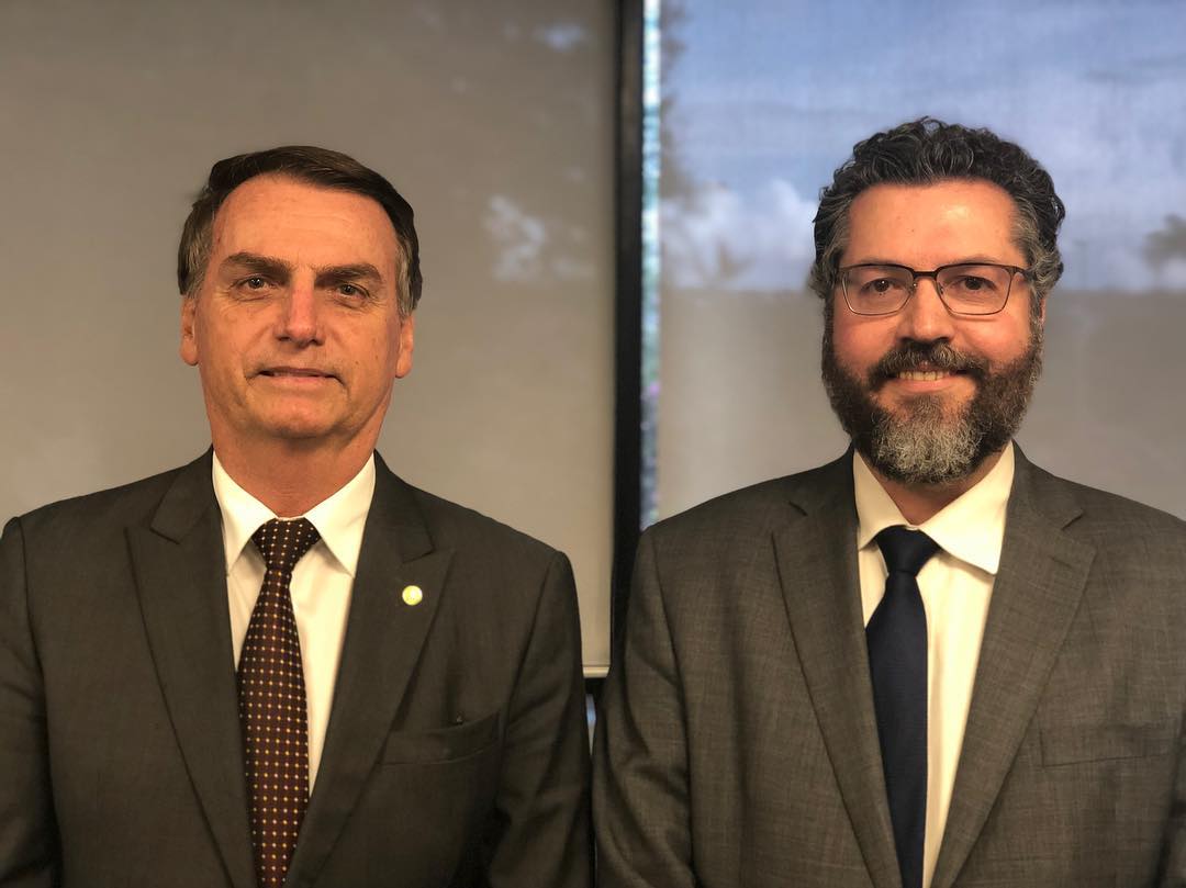 jair bolsonaro e ernesto araújo